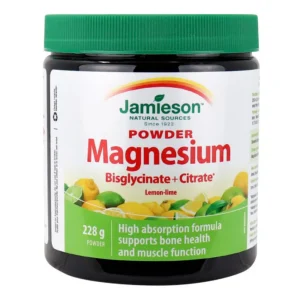 JAMIESON MAGNESIUM BISGLYCINATE AND CITRATE POWDER