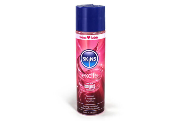 SKINS  EXCITE TINGLING WATER BASED LUBRICANT 130ML