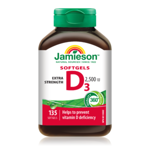 JAMIESON VITAMIN D3 2500 IU SOFTGELS 135`S