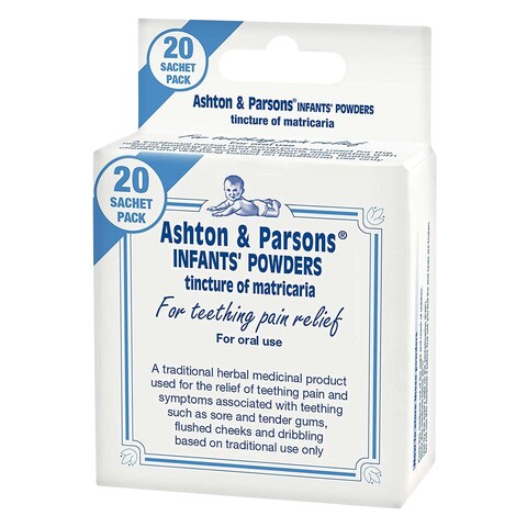 ASHTON &PARSONS INFANT PDR SACHETS 20’S