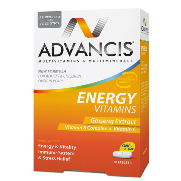 ADVANCIS ENERGY VITAMINS TABLETS 30`S