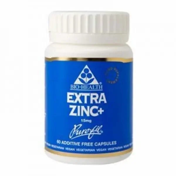 BIO HEALTH Zinc Caps 60’s – with Vit B6 and Magnesium