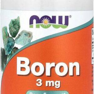 NOW Boron 3mg Caps 100’s