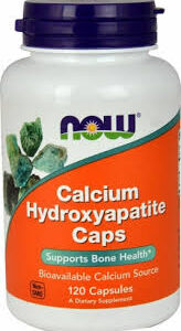 NOW Calcium Hydroxyapatite Caps 120’s