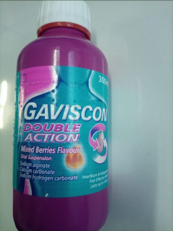 GAVISCON DOUBLE ACTION MIXED BERRIES LIQUID 300ML
