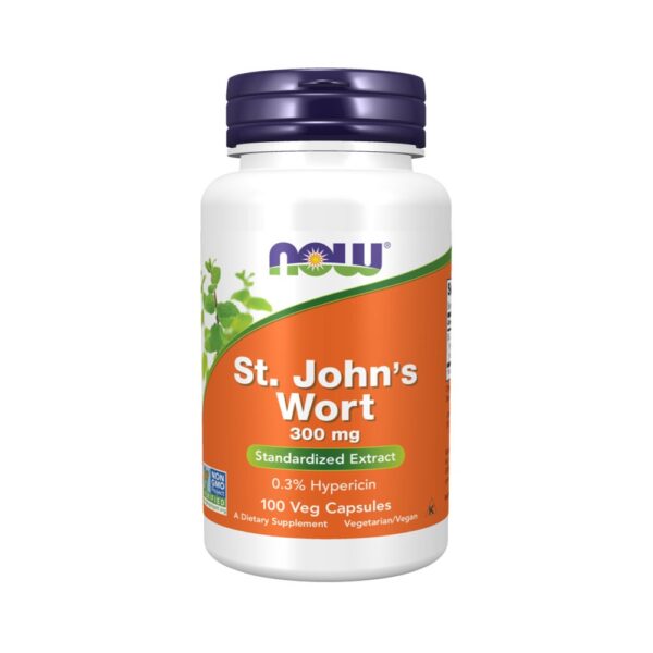 NOW St Johns Wort Extract 300mg Caps 100’s