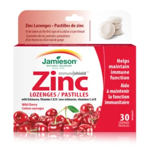 JAMIESON ZINC LOZENGES HONEY LEMON 30`S
