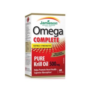 JAMIESON OMEGA COMPLETE KRILL OIL  SOFTGELS 60`S