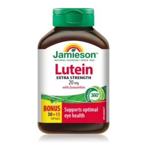 JAMIESON LUTEIN  20MG SOFT GELS 45`S