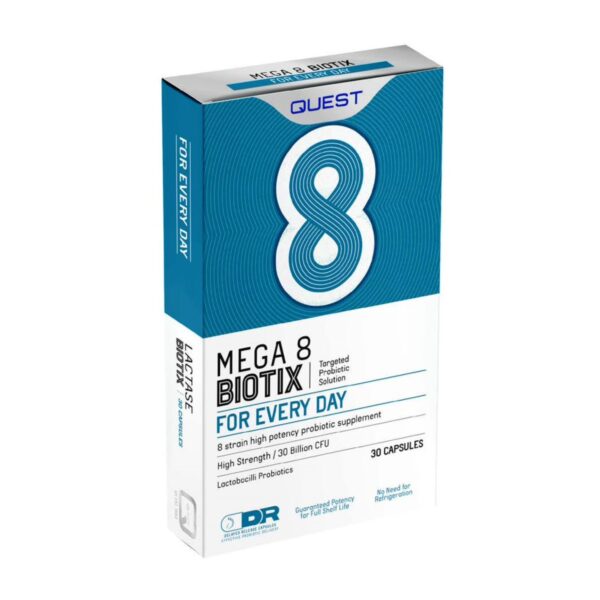 QUEST Mega8Biotix Probiotic Capsules 30’s – 30 Billion CFU
