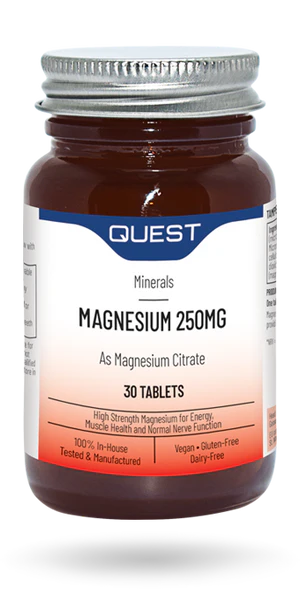 QUEST Magnesium Citrate 250mg Tabs 30’s