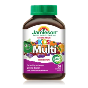 JAMIESON MULTI KIDS CHEWABLE TABLETS 60`S