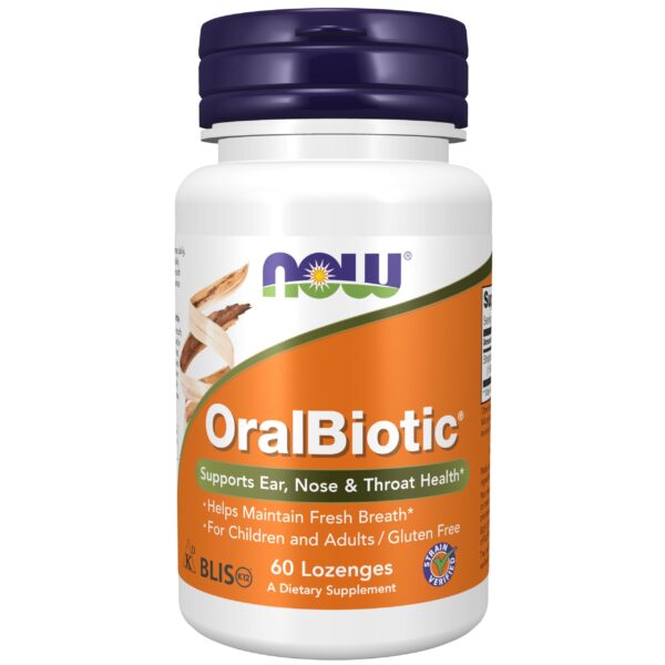 NOW Oralbiotic Lozenges 60’s