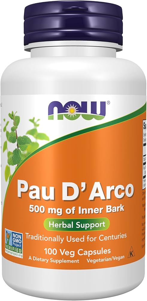 NOW Pau D Arco 500mg Caps 100’s
