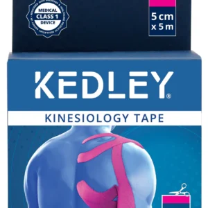 KEDLEY KINESIOLOGY TAPE -PINK (5CM X 5M)