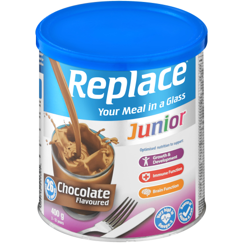 REPLACE JUNIOR CHOCOLATE 400G