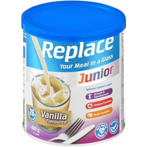 REPLACE JUNIOR VANILLA 400G