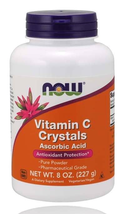 Now Vitamin C Crystals Ascorbic Acid 227G