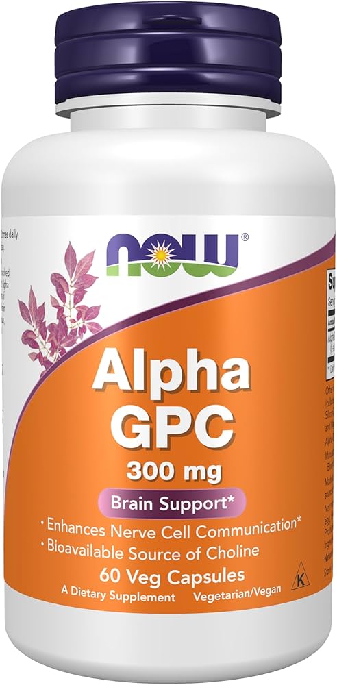 NOW ALPHA GPC 300MG CAPS 60’s