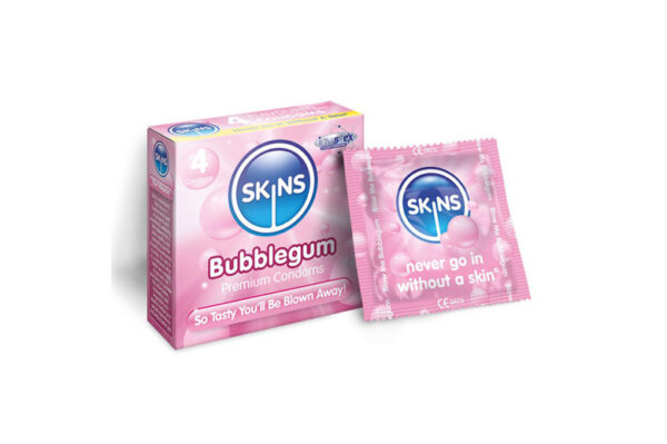 SKINS BUBBLEGUM CONDOMS 4S