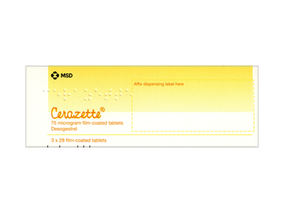 CERAZETTE 75MCG TABLETS 84`S