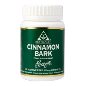 BIO HEALTH CINNAMON BARK CAPSULES 60’S