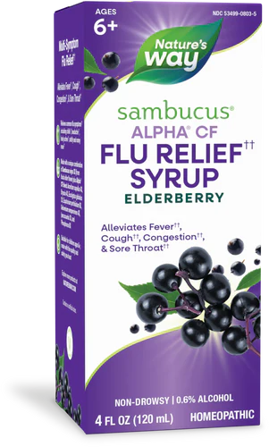 Natures Way Sambucus Alpha CF Flucare120ml