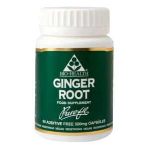 BIO HEALTH GINGER ROOT CAPS 60’S