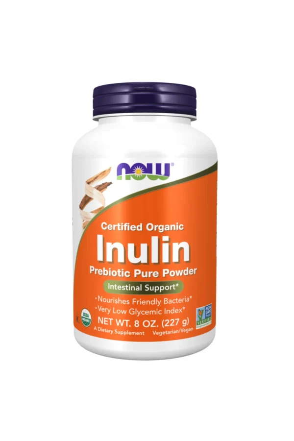 NOW Inulin Pure Powder Organic 227gm