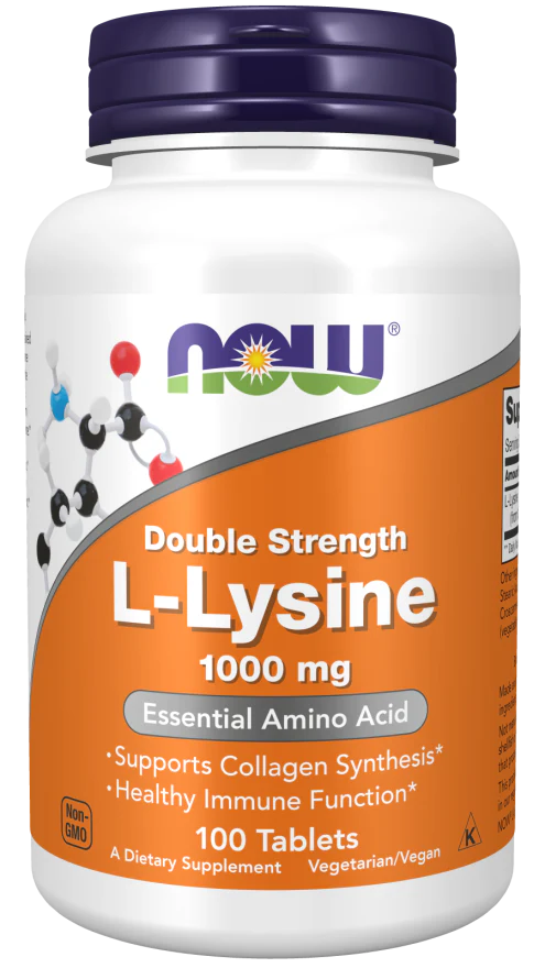 NOW L Lysine 1000mg Tabs 100’s