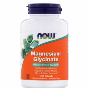 NOW Magnesium Glycinate 200mg Tabs 180’s