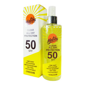 MALIBU SPF 50 KIDS CLEAR PROTECT SPRAY 250ML
