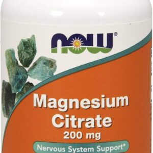 NOW Magnesium Citrate 200mg Tabs 100’s