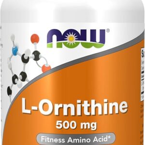 NOW L Ornithine 500mg Caps 120’s