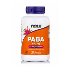 NOW PABA 500mg Caps 100’s
