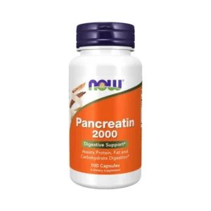 NOW Pancreatin 200mg Caps 100’s