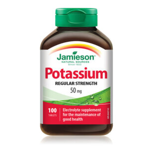 JAMIESON POTASSIUM 50MG TABLETS 100`S