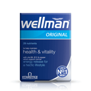 Wellman 50 + 30 Tablets 30’s