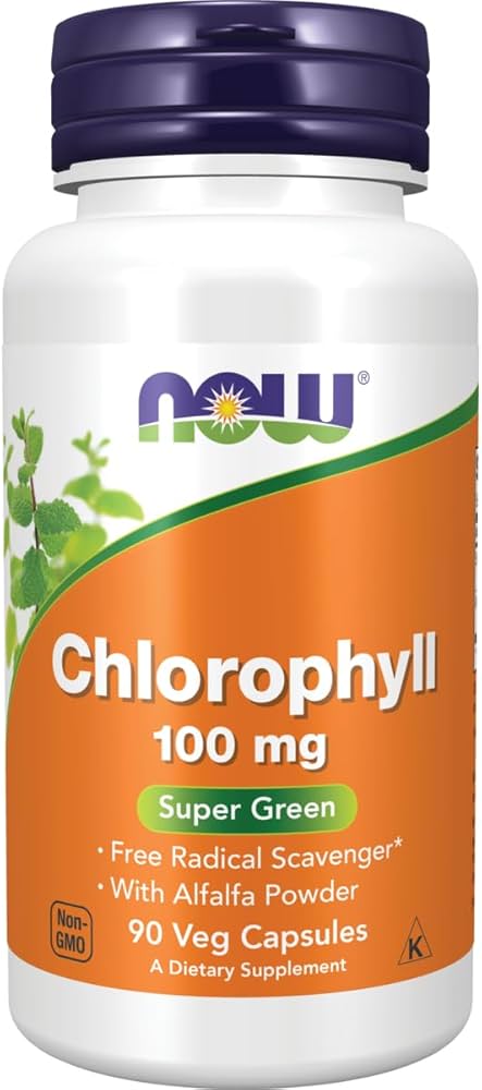 NOW Chlorophyll 100mg Caps 90s