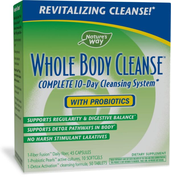 Natures Way Whole Body Cleanse With Probiotics