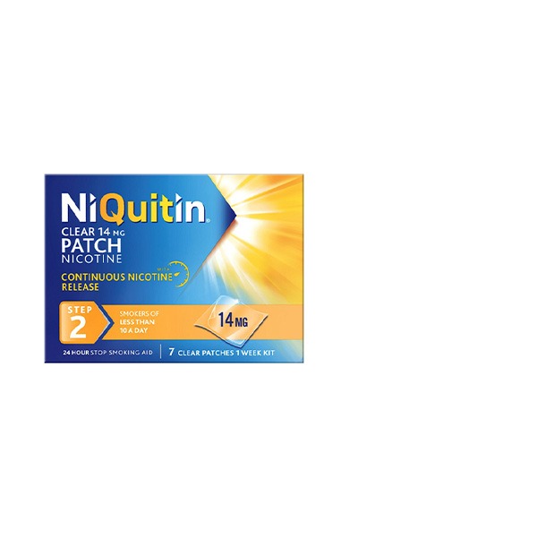 NIQUITIN CLEAR PATCH 14MG/24HR 7`S