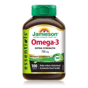 JAMIESON OMEGA-3 EXTRA STRENGTH SOFTGELS 100`S