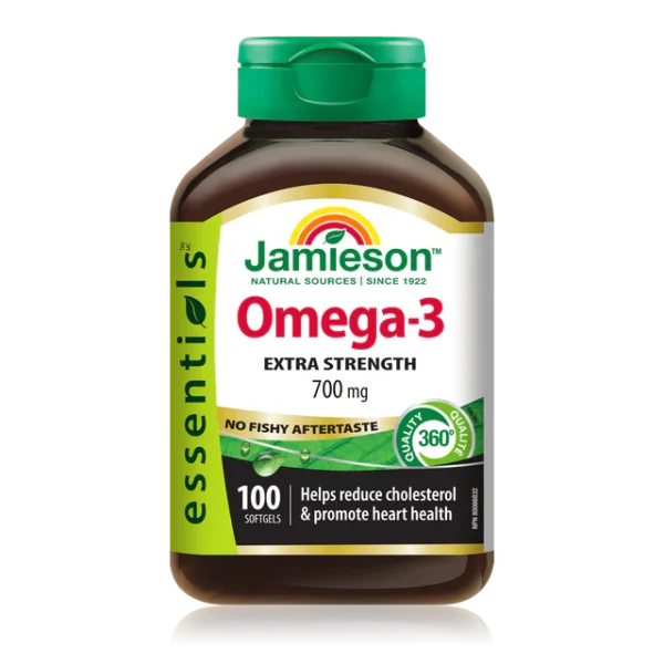 JAMIESON OMEGA-3 EXTRA STRENGTH SOFTGELS 100`S
