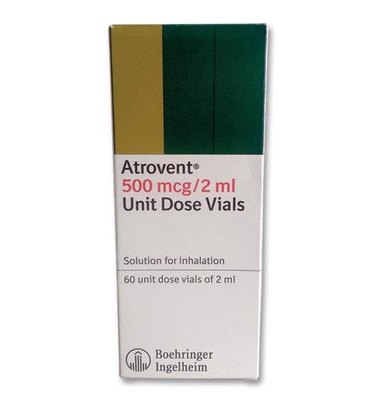ATROVENT UNIT DOSE 500MCG 2ML 20`S