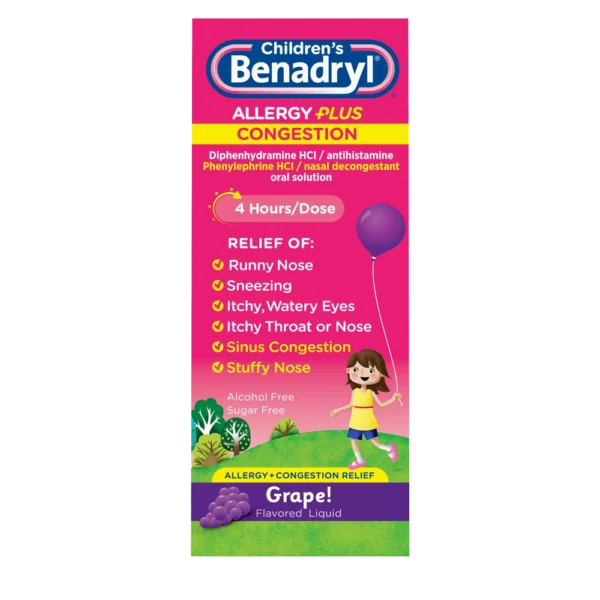 Benadryl Children 6+Solution 60ml