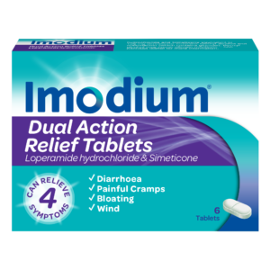 Imodium Dual Action Relief  Tablets 12s