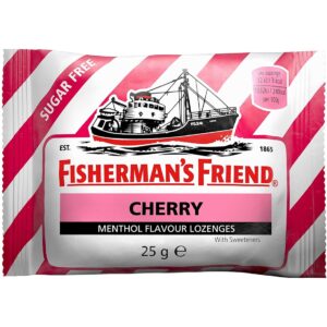 Fishermans Friend Cherry & Menthol Lozenges Sugar Free 25g