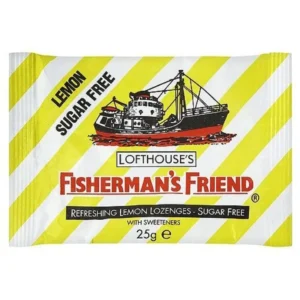 Fishermans Friend Lemon & Menthol Sugar Free 25g