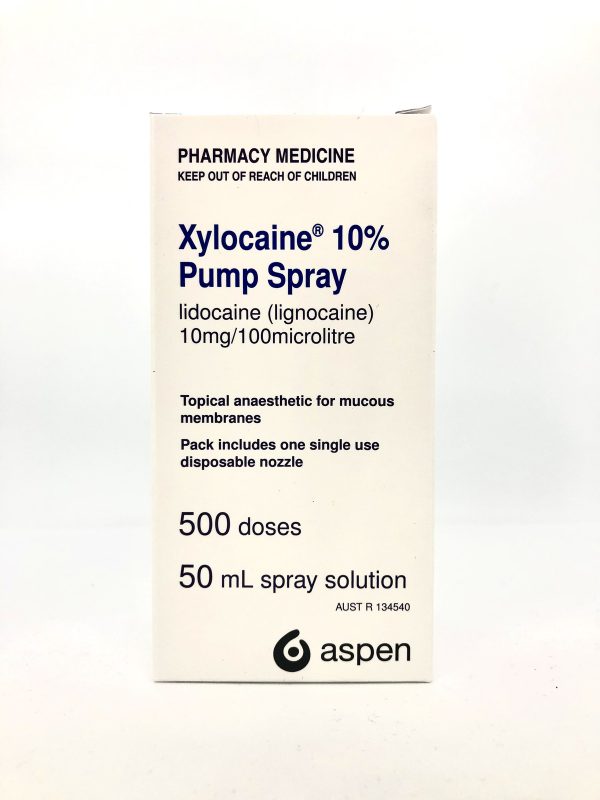 XYLOCAINE PUMP SPRAY 10% 50ML